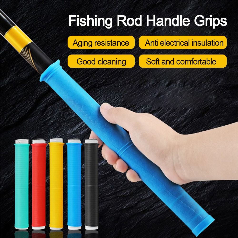 Fishing Rod Glove - Siliconen hengelhandvatwikkeling Antislip Vervangbare antislip handgreepafdekking