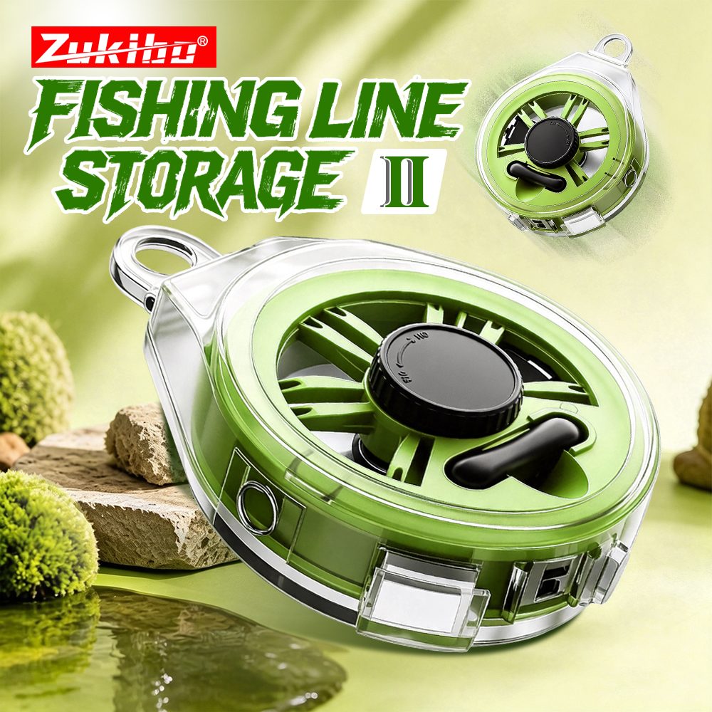 Fishing Equipment Storage - ZUKIBO Groene Hangbare Lijnopbergdoos Carbon Line