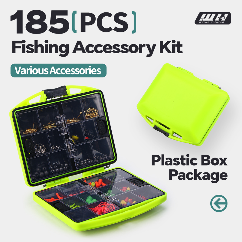 Fishing Equipment Storage - WEIHE 185-delige visaccessoiresset doos Pesca Peche