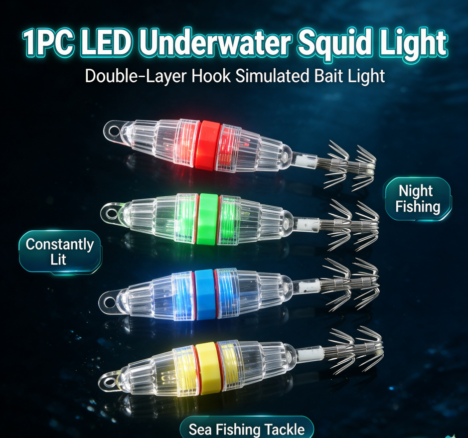 Fishing Equipment Deals - Hot Koop 1PCS LED Onderwater Inktvis