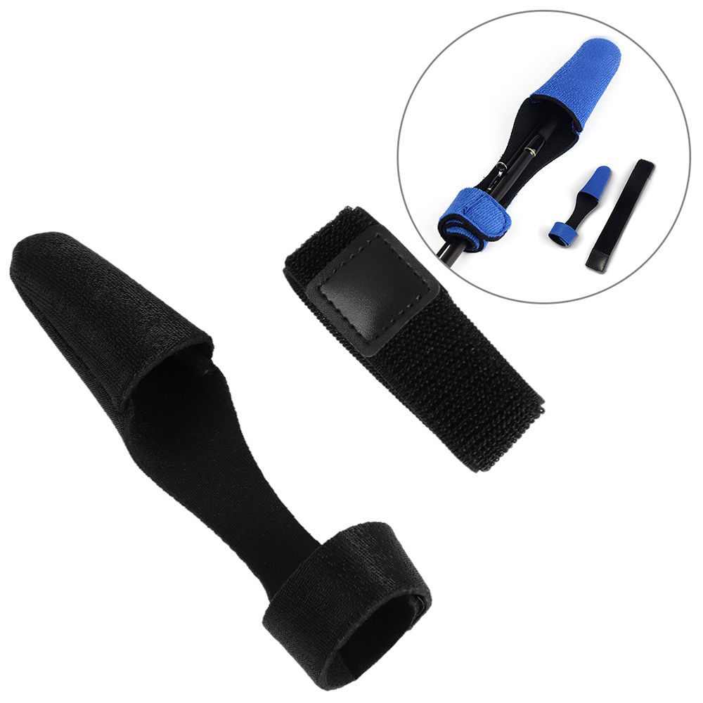 Fishing Rod Glove - Rood Blauw Zwart Neopreen Hengel Tip