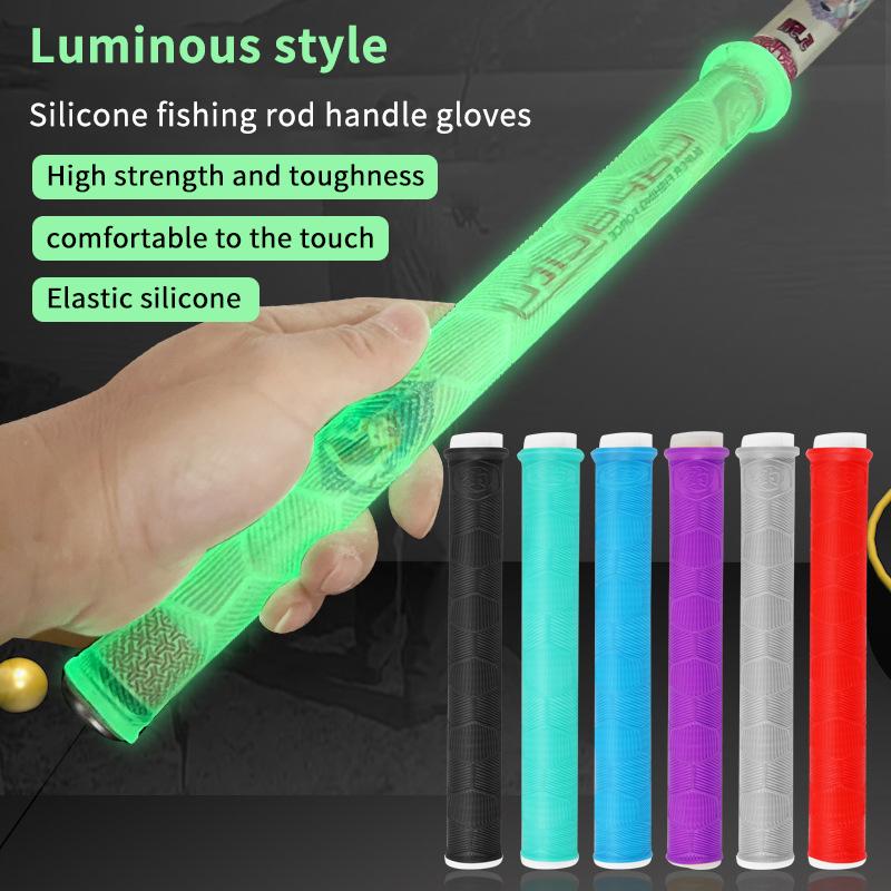 Fishing Rod Glove - ● Siliconen hengelhandvatwikkeling Vervangbare universele antislip