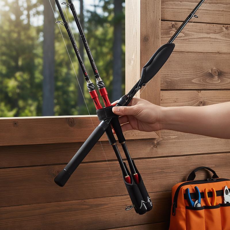 Fishing Rod Glove - Verstelbare hengelriem met kapbescherming, hengel- en