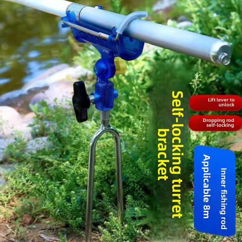 Fishing Rod Glove - Universele hengelhouder, verstelbare automatische vergrendelbare hengelstandaard,