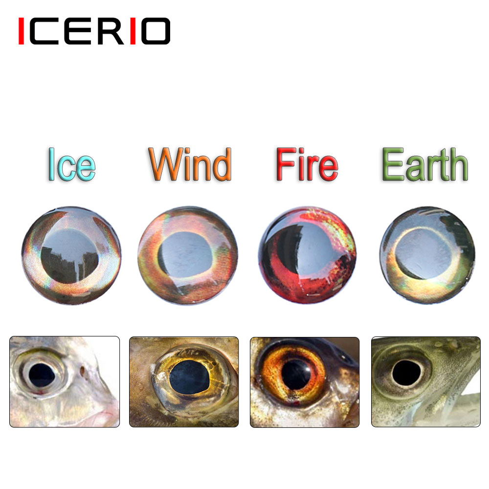 Fishing Equipment Deals - ICERIO 100PCS Holografische 3D 4D Vis
