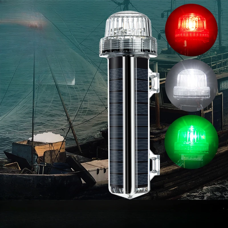 Fishing Equipment Stores - Nieuwe Solar Ocean Signaallicht Navigatie Signaallicht