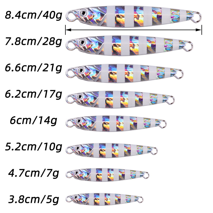 10 Stuks Metalen Jig 7G 10G 14 - Fishing Equipment Deals recensie en prijs
