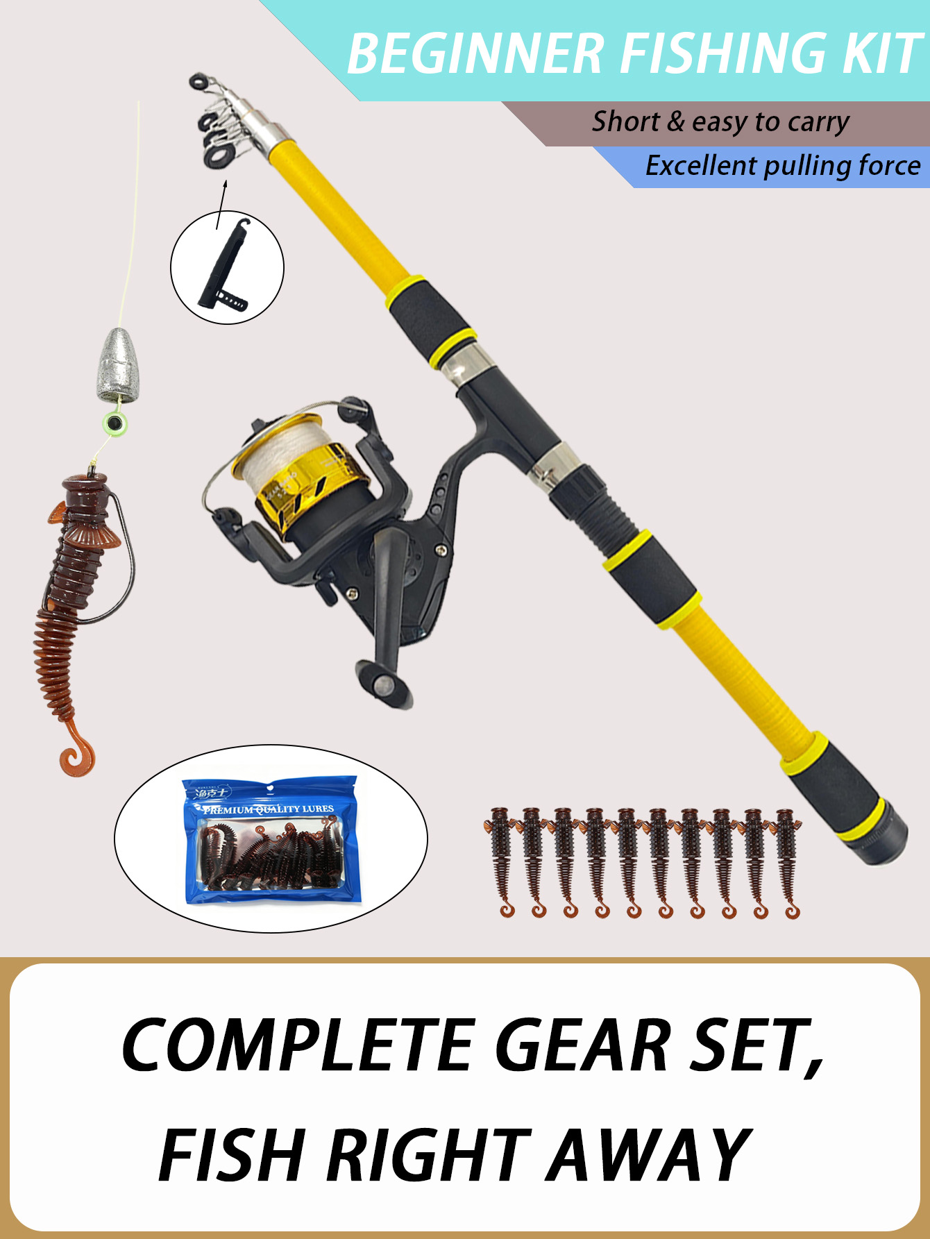 1,8m Telescopische Hengelset:  - Fishing Equipment Online recensie en prijs