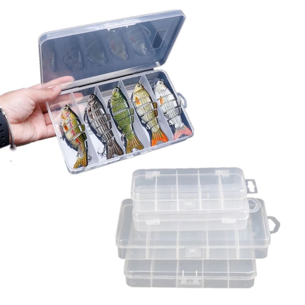 1/3 stuks 3 maten plastic visl - Fishing Equipment Storage recensie en prijs