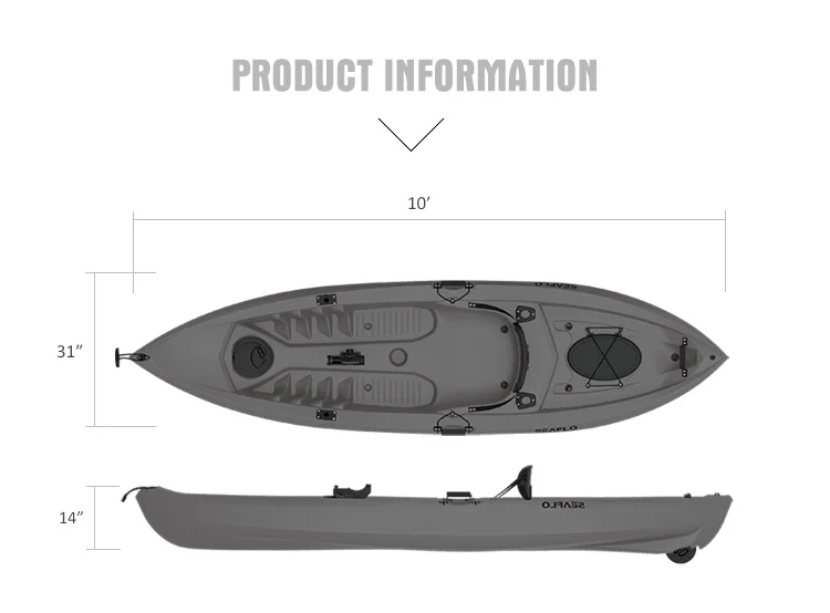 10ft 1 Persoon Hdpe Plastic Bo - Fishing Equipment Usa recensie en prijs