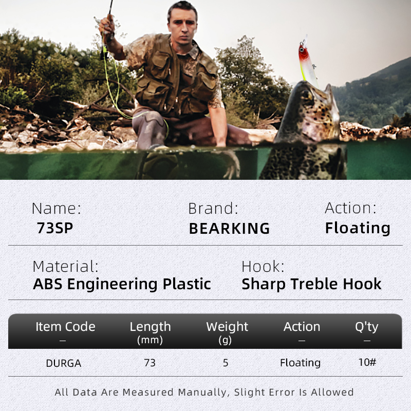 BEARKING Nieuw model 73mm 5g p - Fishing Equipment Deals recensie en prijs