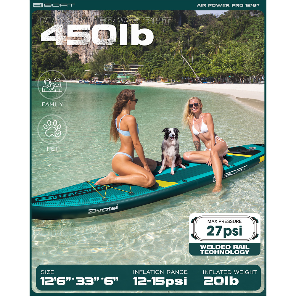 AIBOAT Green Pro SUP Waterdich - Fishing Equipment Stores recensie en prijs