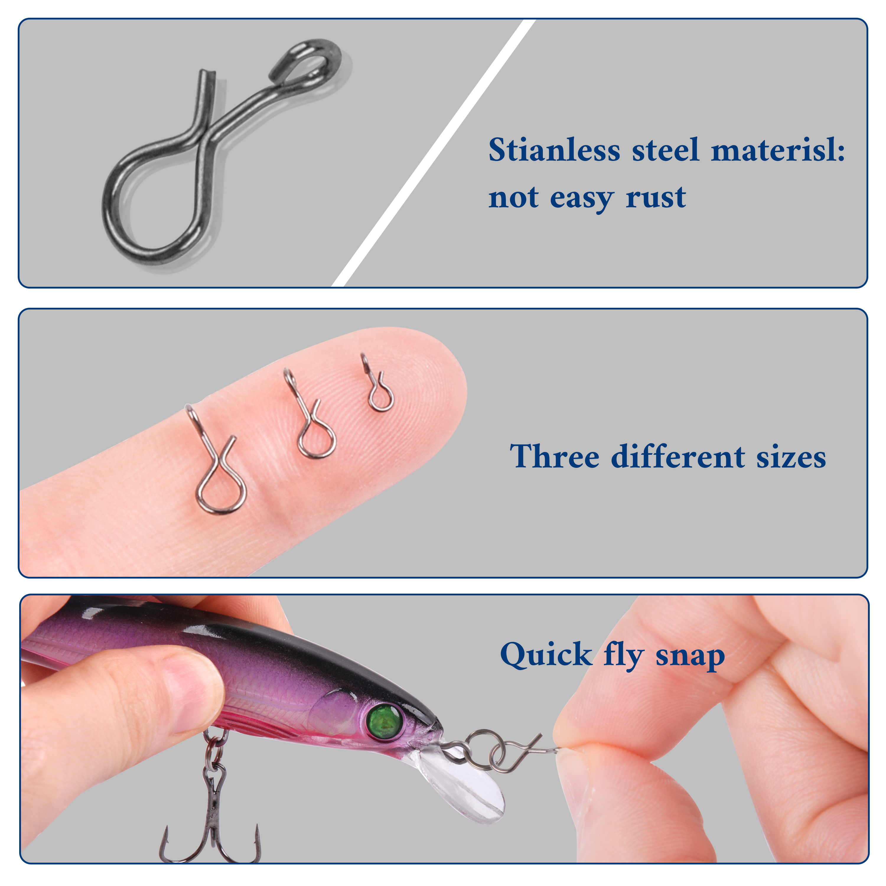 300 Stks/doos Zoutwater Quick  - Fishing Equipment Storage recensie en prijs