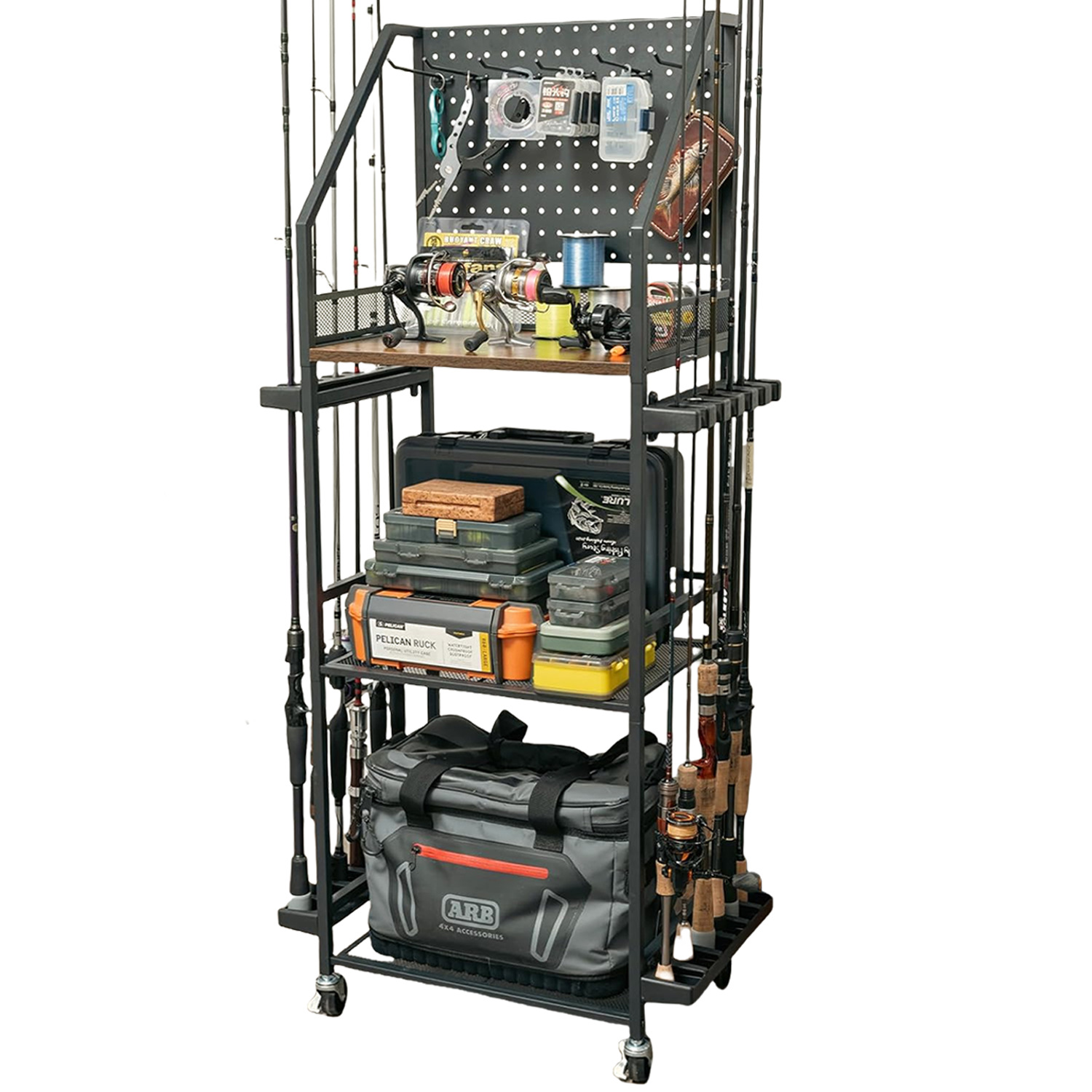 Multifunctionele hengelhouders - Fishing Equipment Storage recensie en prijs