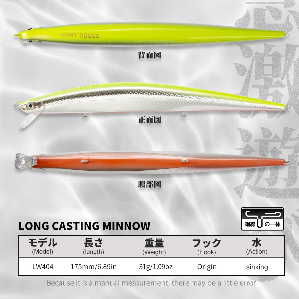 Hunthouse Sinking Tide Minnow  - Fishing Equipment Deals recensie en prijs